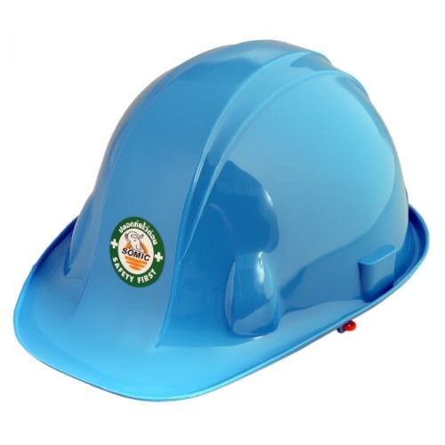 SKI - สกี จำหน่ายสินค้าหลากหลาย และคุณภาพดี | SOMIC 425-SB หมวกวิศวะ พร้อมไส้หมวก สีฟ้า